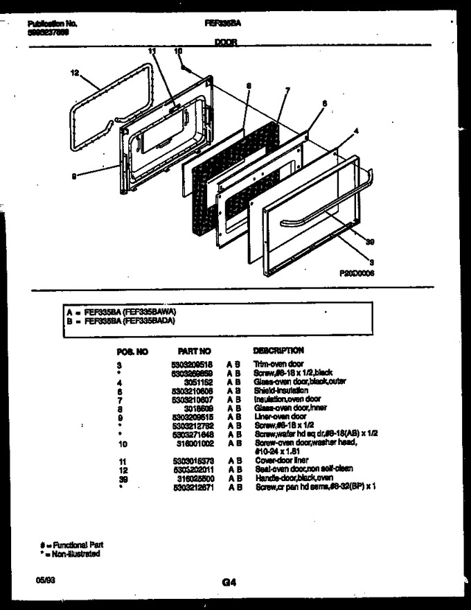 Diagram for FEF335BAWA