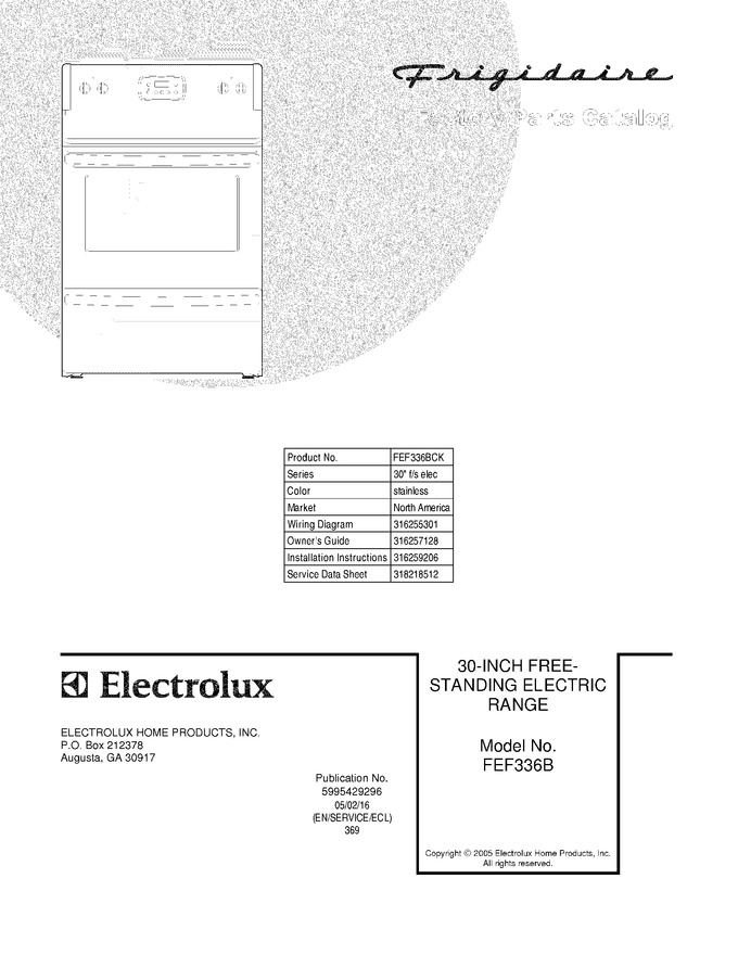 Diagram for FEF336BCK
