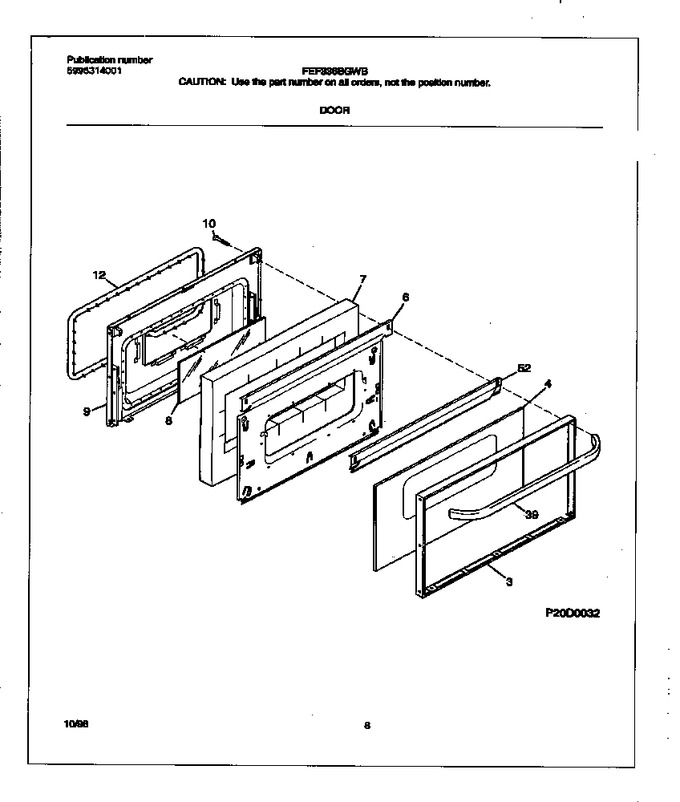 Diagram for FEF336BGWB