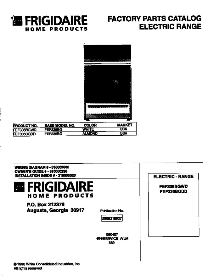 Diagram for FEF336BGWD