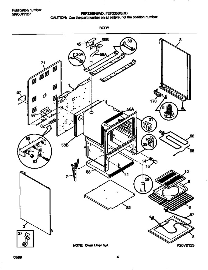 Diagram for FEF336BGWD
