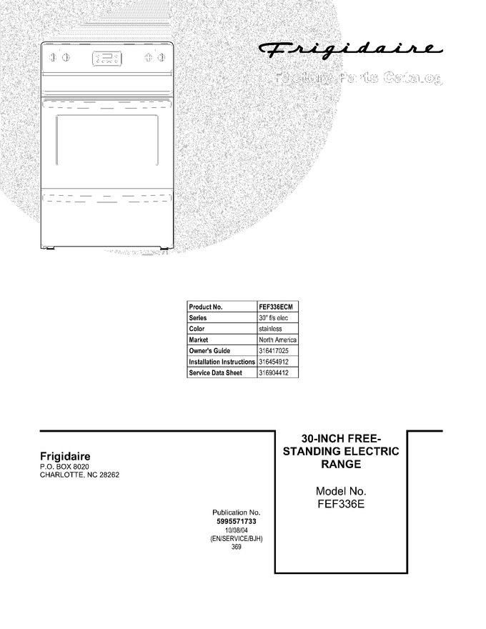 Diagram for FEF336ECM