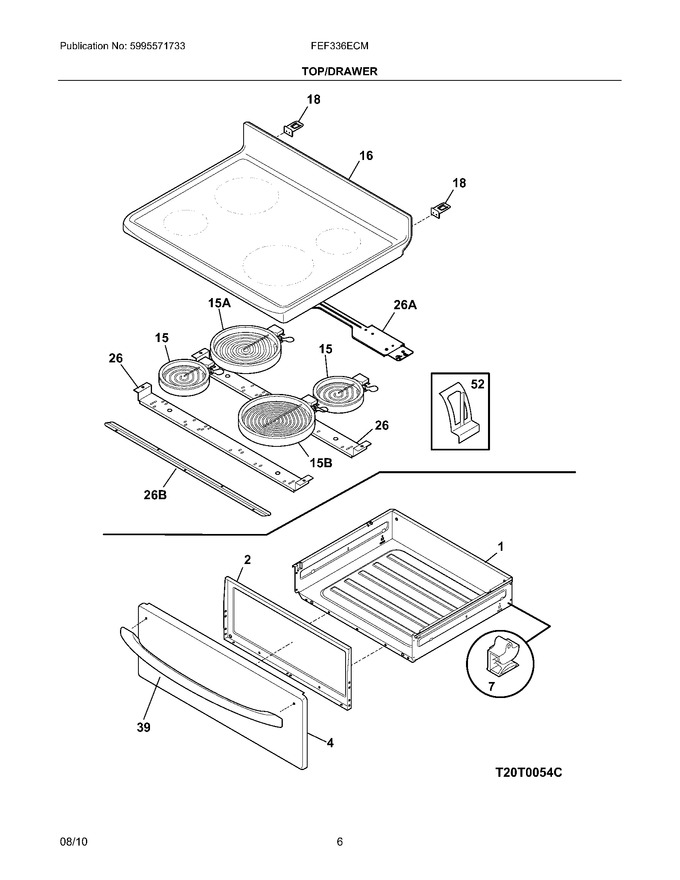 Diagram for FEF336ECM