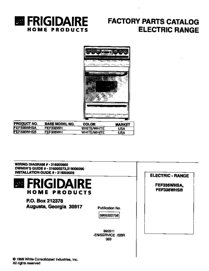 Diagram for FEF336WHSB