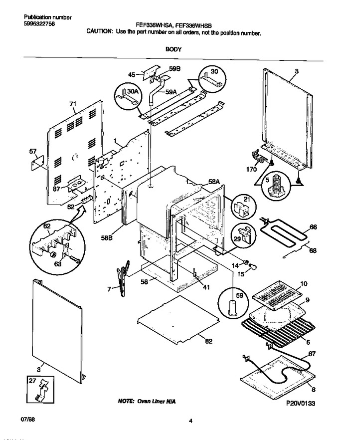 Diagram for FEF336WHSB