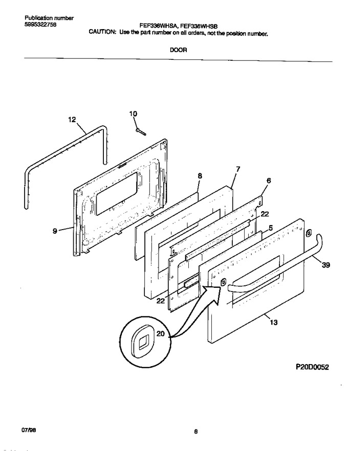 Diagram for FEF336WHSA