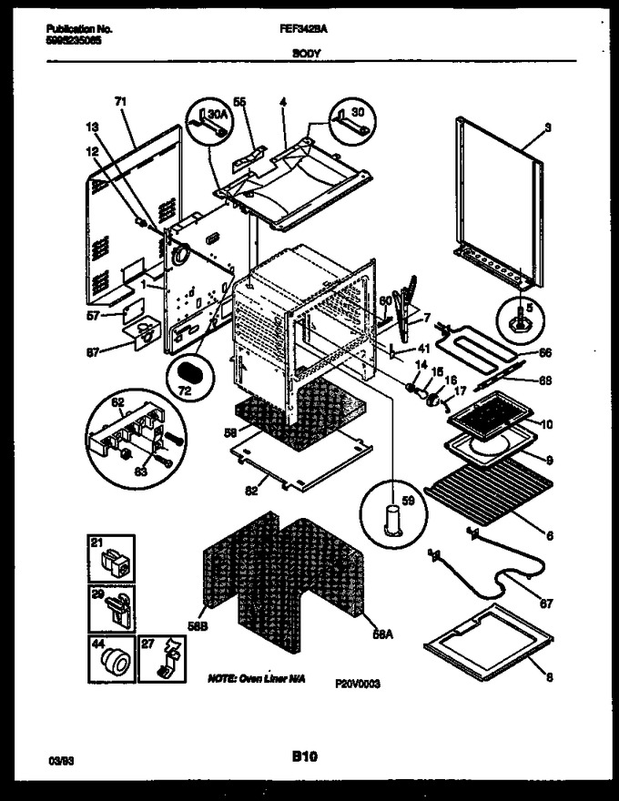 Diagram for FEF342BAWA