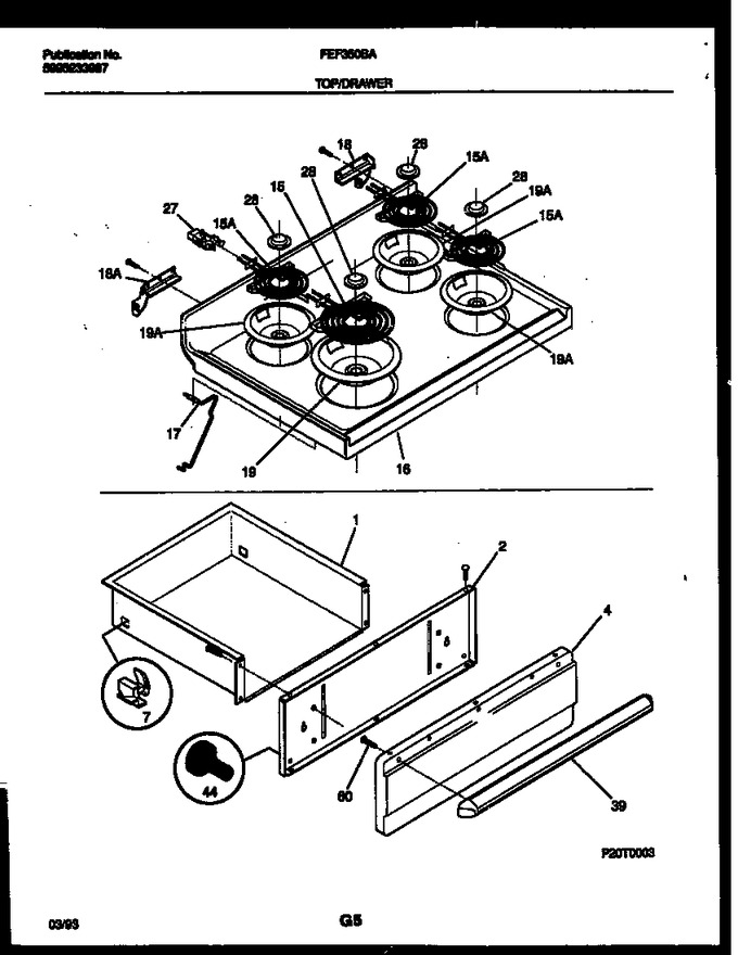 Diagram for FEF350BAWA
