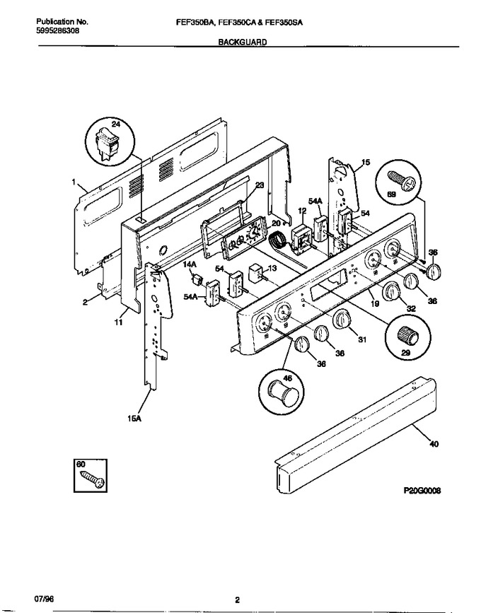 Diagram for FEF350SAWG