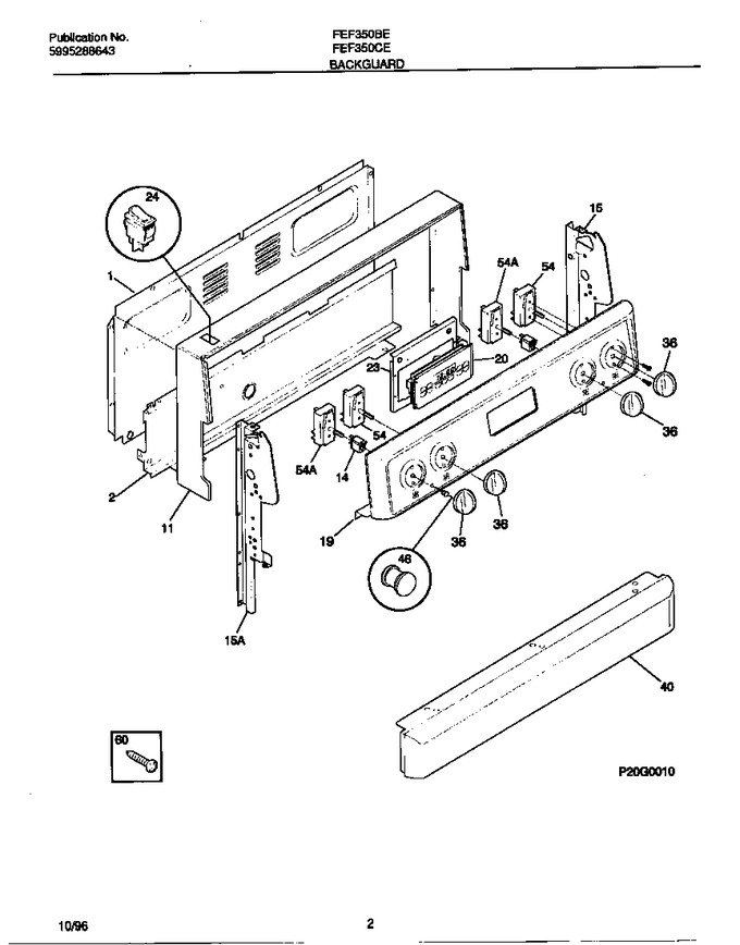 Diagram for FEF350CESB