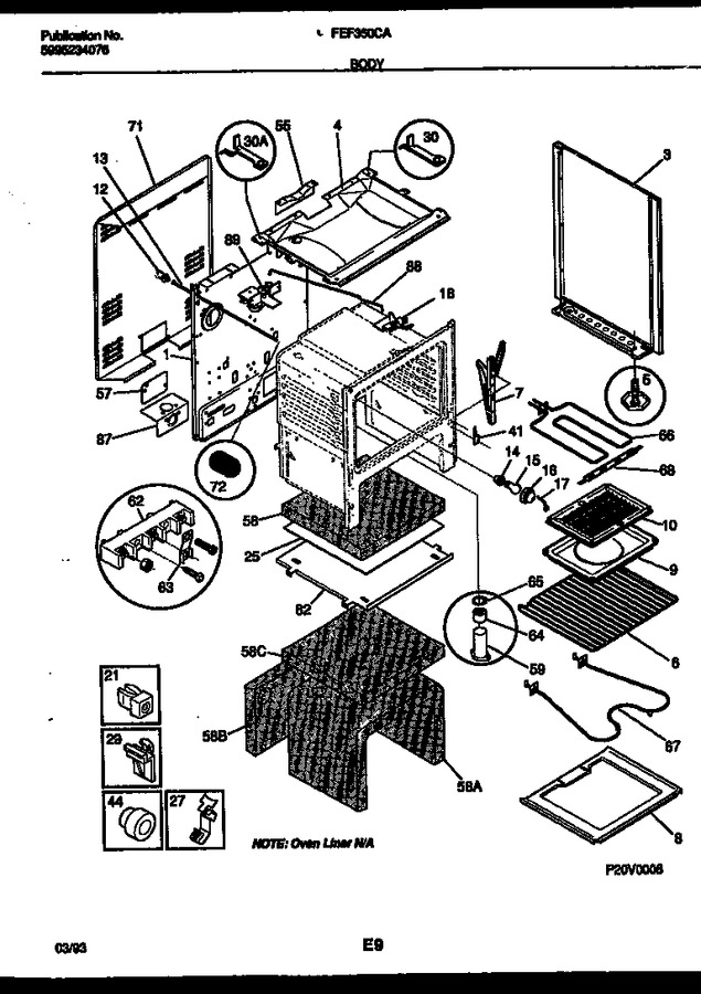 Diagram for FEF350CADA