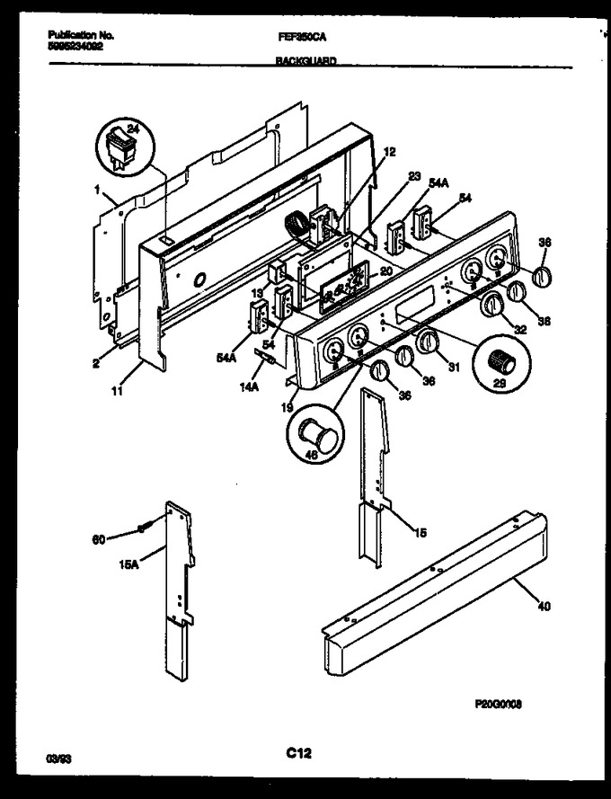 Diagram for FEF350CASA