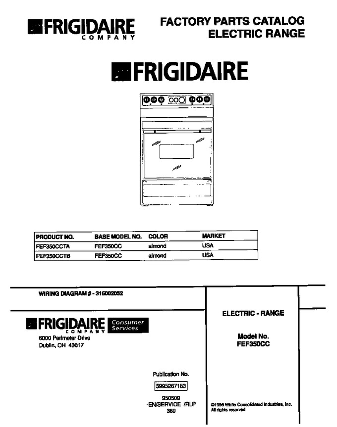 Diagram for FEF350CCTB