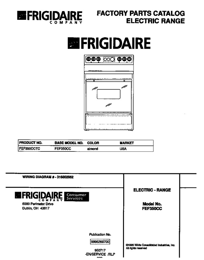 Diagram for FEF350CCTC