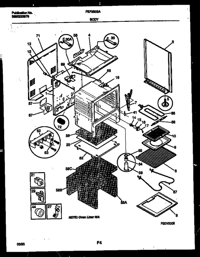 Diagram for FEF350SAWA