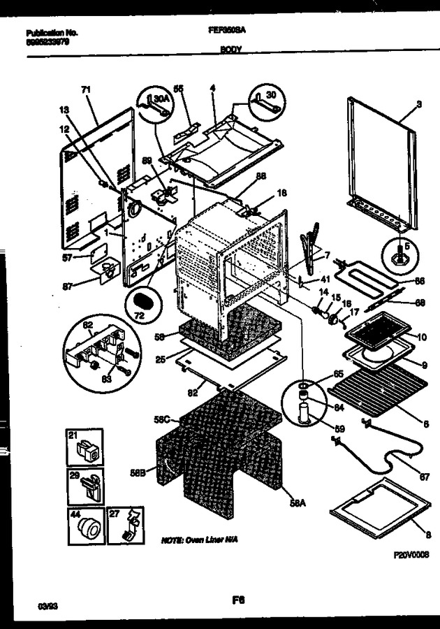 Diagram for FEF350SADA