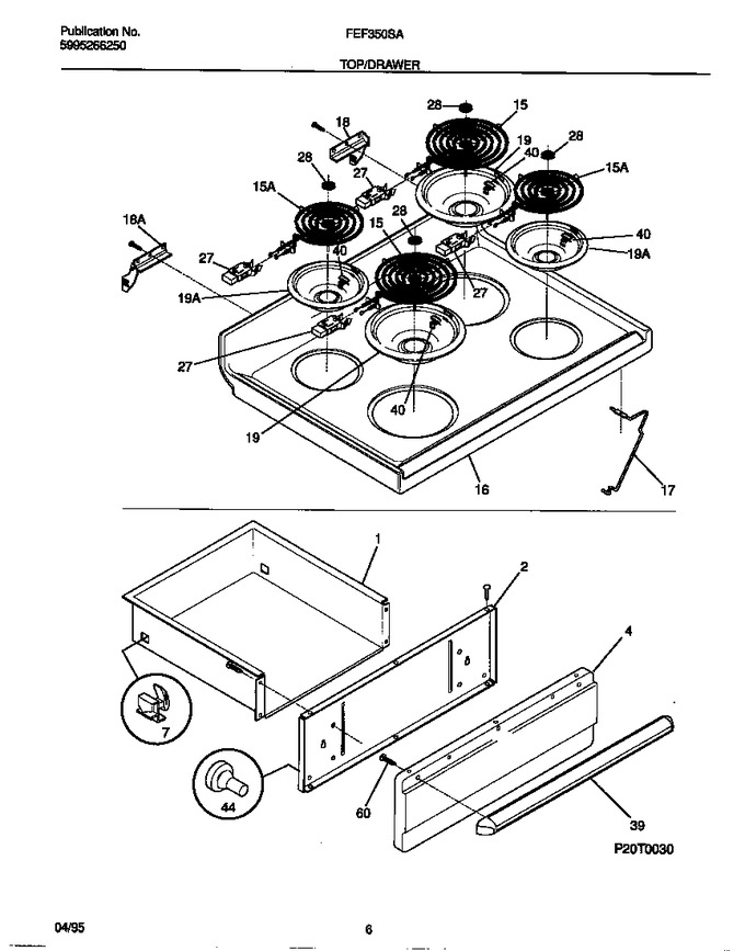 Diagram for FEF350SADC