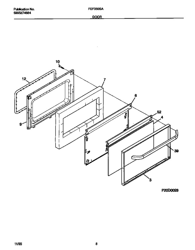 Diagram for FEF350SADE