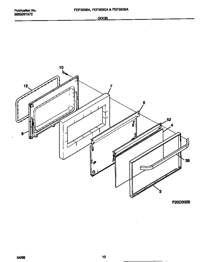 Diagram for FEF350SAWF