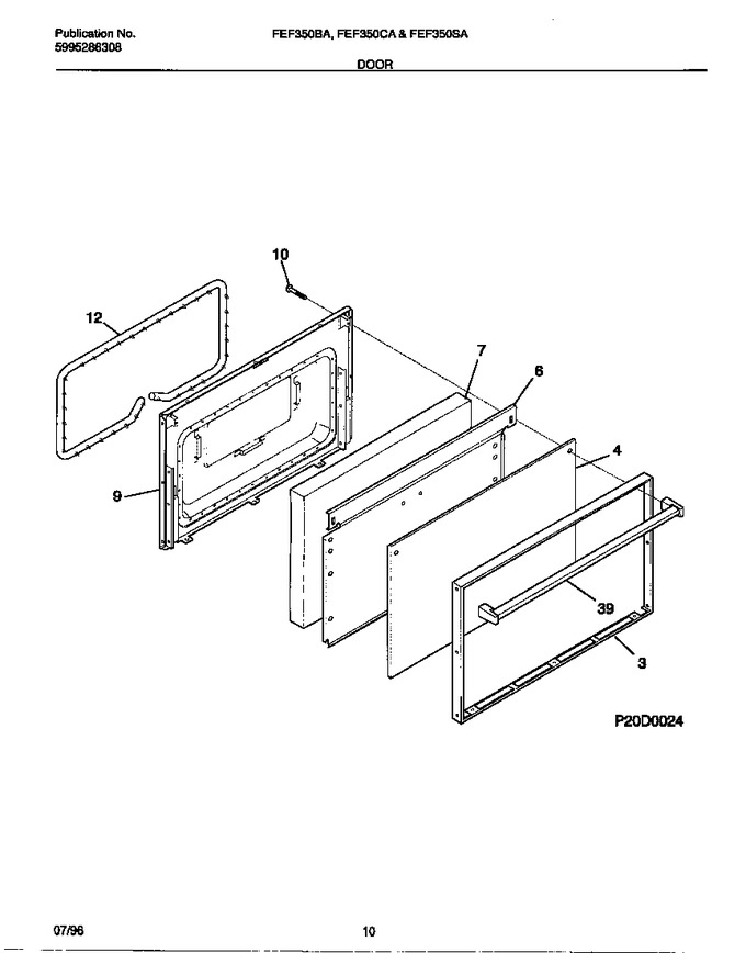 Diagram for FEF350SAWG