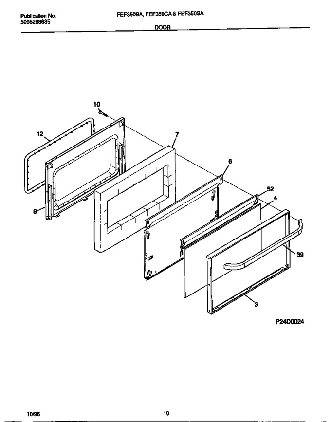 Diagram for FEF350SAWH