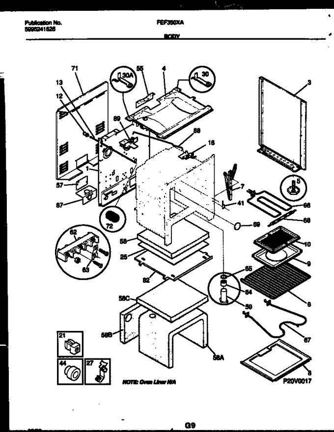 Diagram for FEF350XAWA