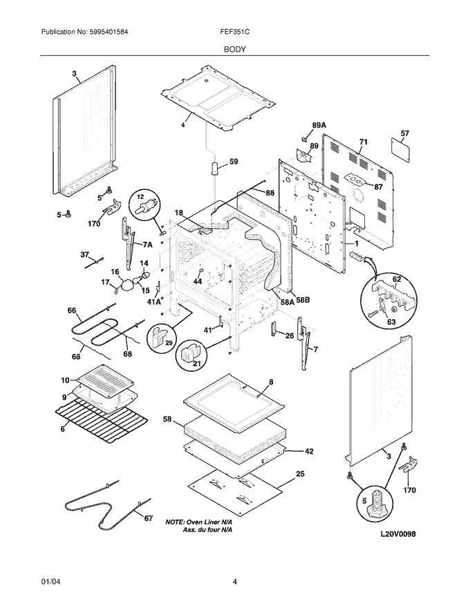 Diagram for FEF351CSA