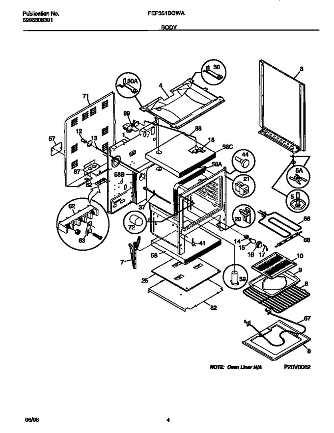 Diagram for FEF351SGWA