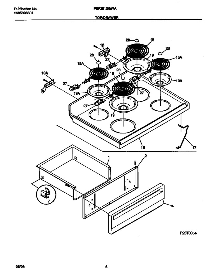 Diagram for FEF351SGWA