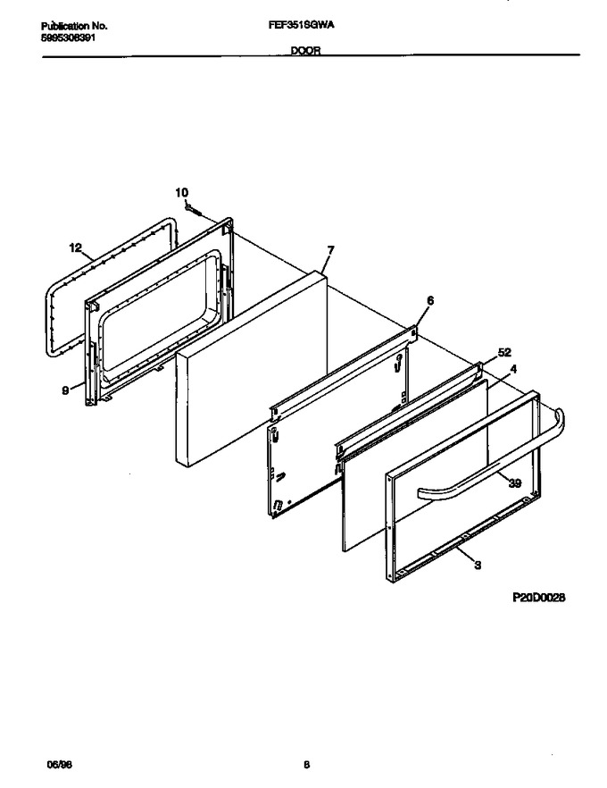 Diagram for FEF351SGWA