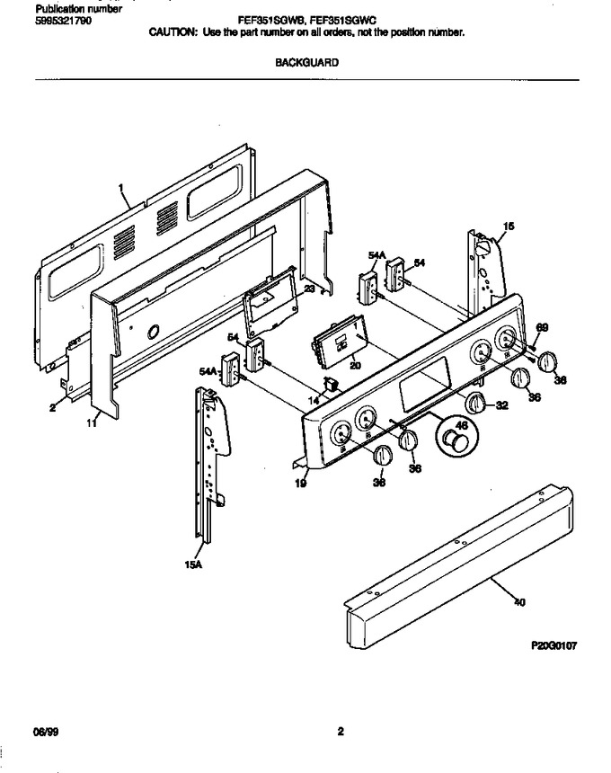 Diagram for FEF351SGWC