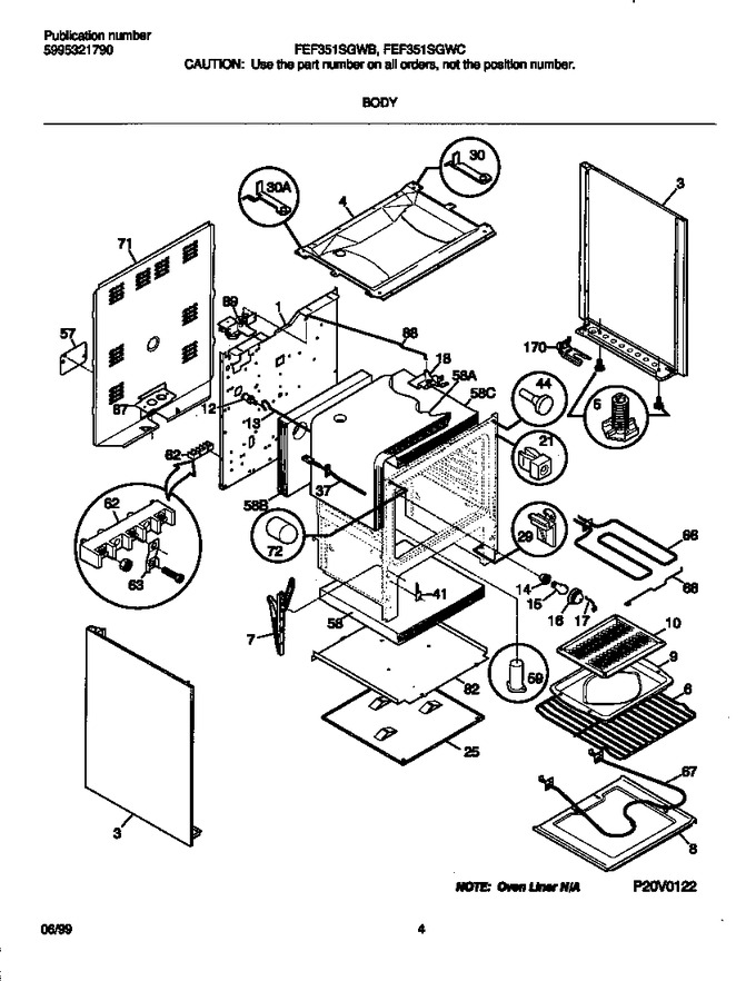 Diagram for FEF351SGWC