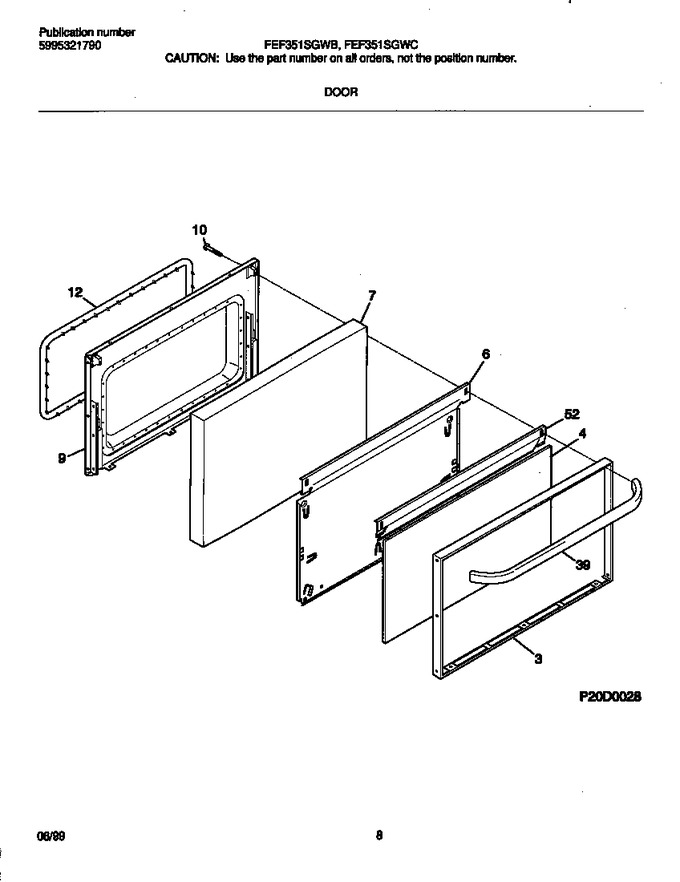 Diagram for FEF351SGWC