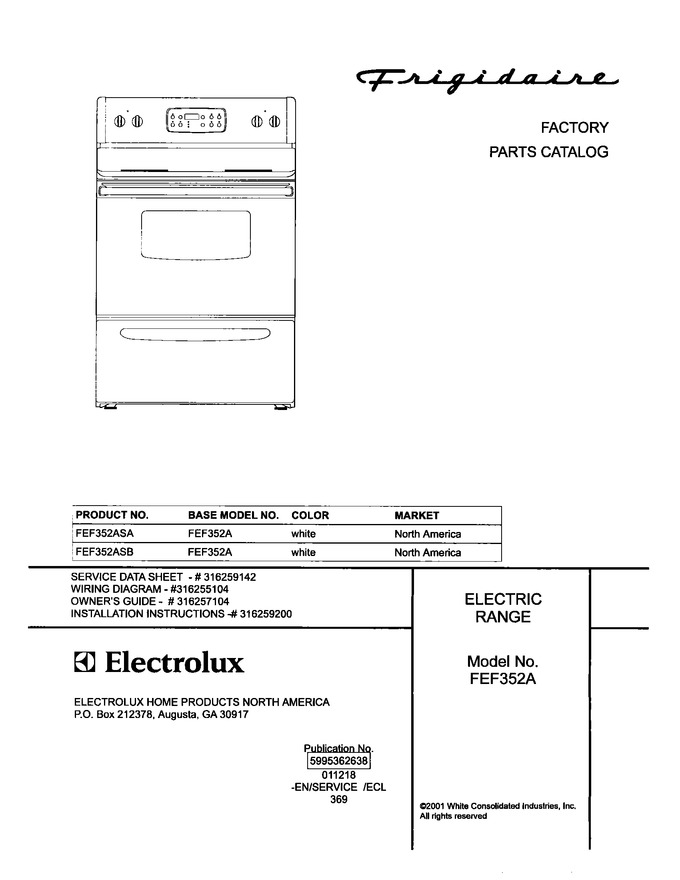 Diagram for FEF352ASA