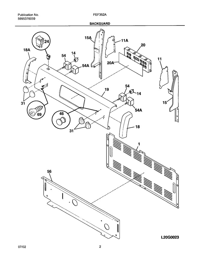 Diagram for FEF352AWD