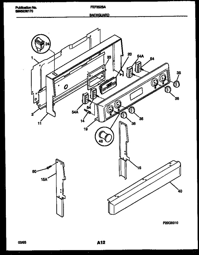 Diagram for FEF352BAWA