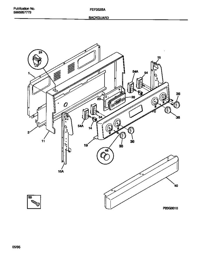 Diagram for FEF352BAWC