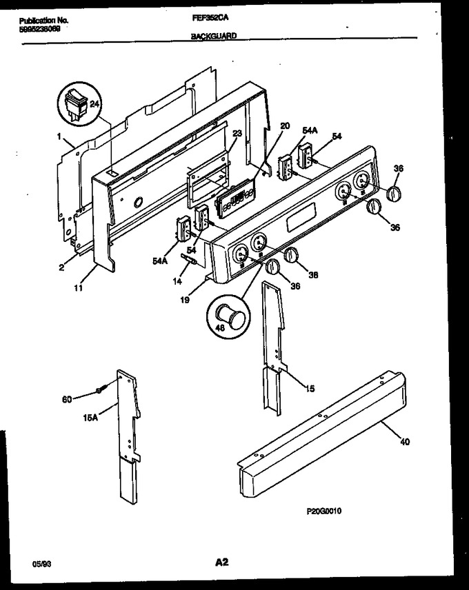 Diagram for FEF352CASA