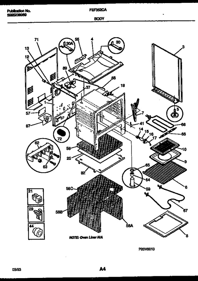 Diagram for FEF352CASA
