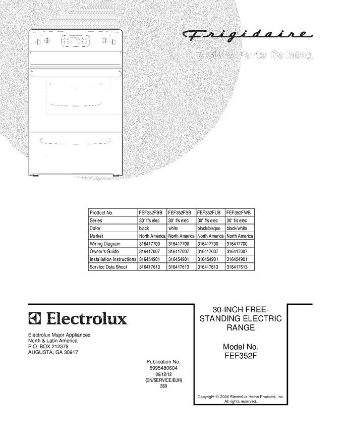 Diagram for FEF352FUB