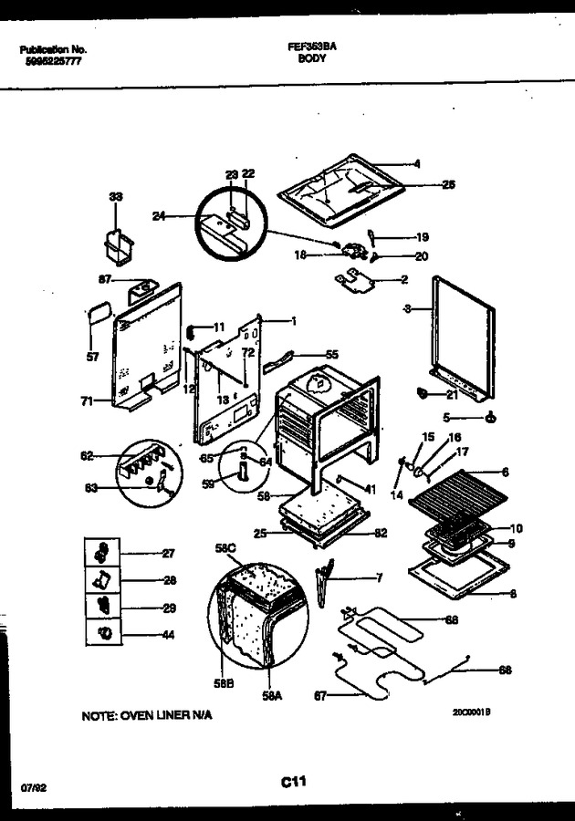 Diagram for FEF353BAWA