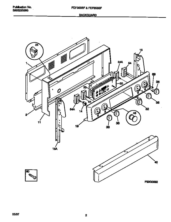 Diagram for FEF353BFWA