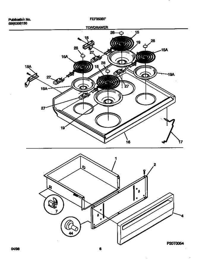 Diagram for FEF353BFWB