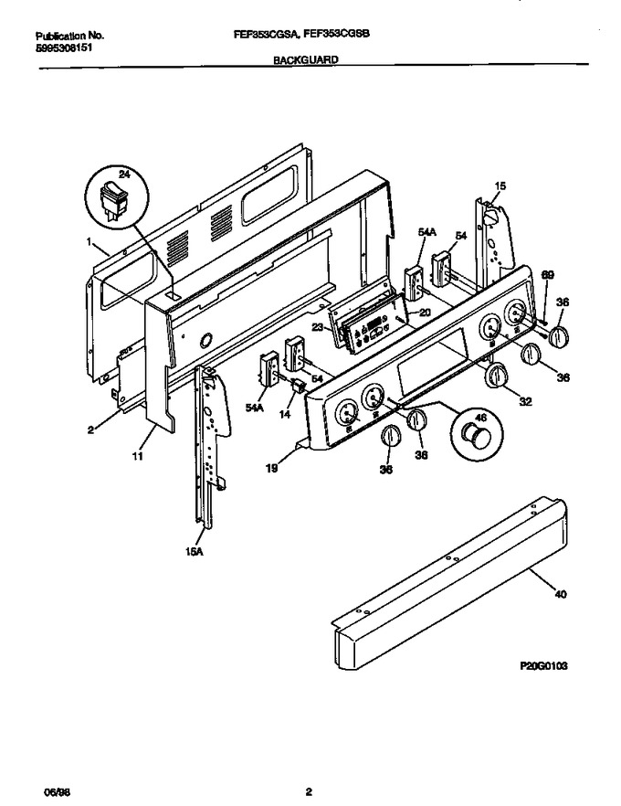 Diagram for FEF353CGSA