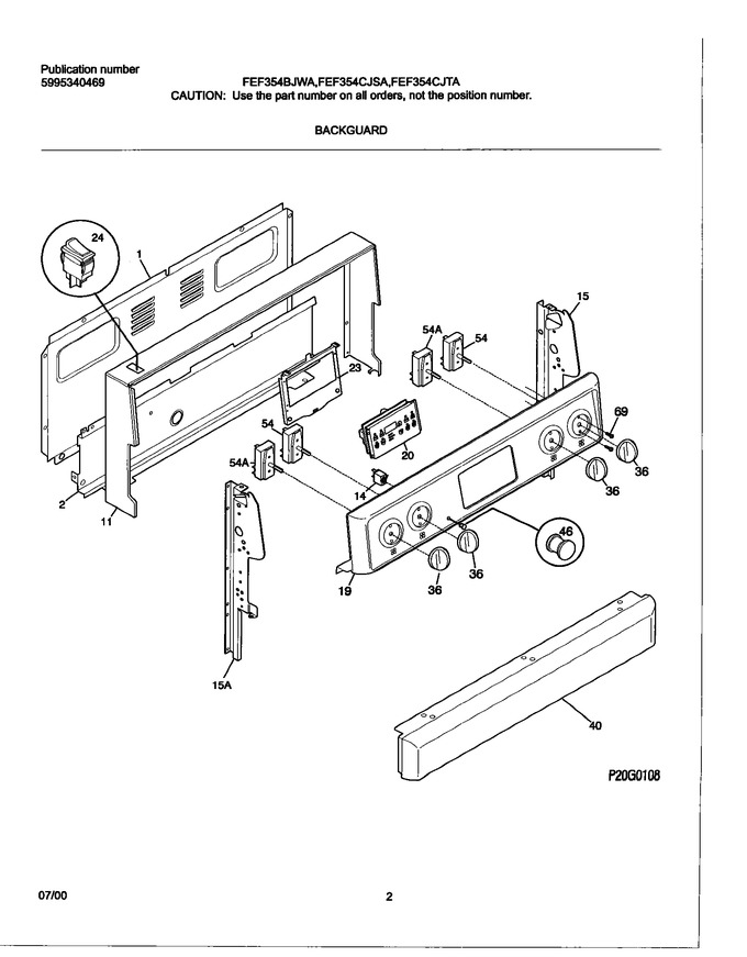 Diagram for FEF354CJSA