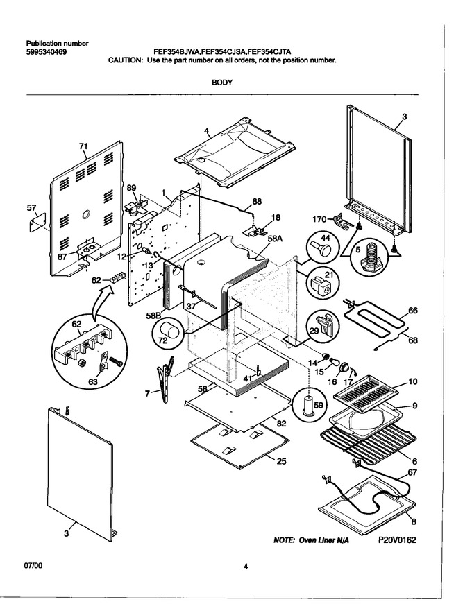 Diagram for FEF354CJSA