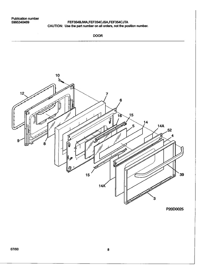 Diagram for FEF354CJSA