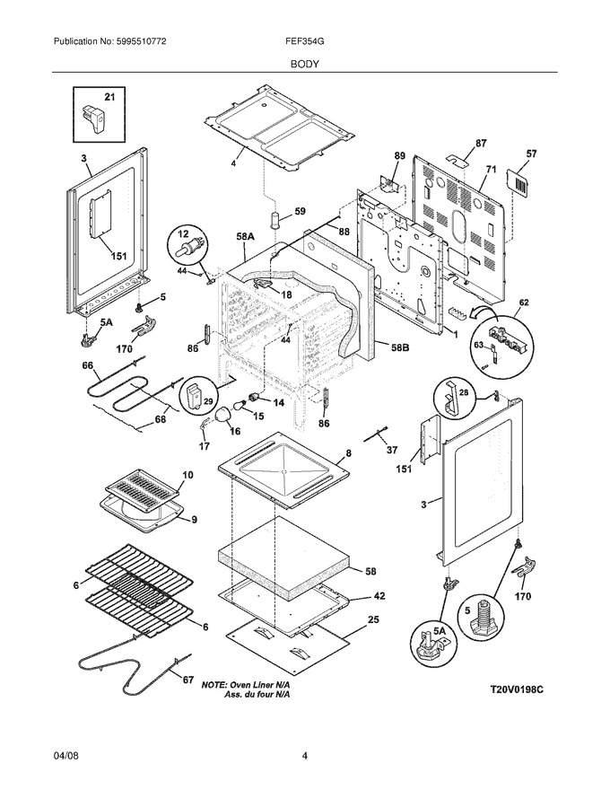 Diagram for FEF354GSB