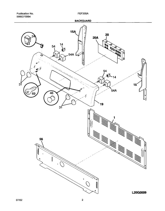 Diagram for FEF355AWD
