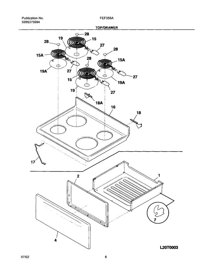Diagram for FEF355AWD